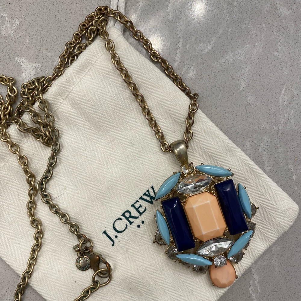 Long Jcrew statement necklace